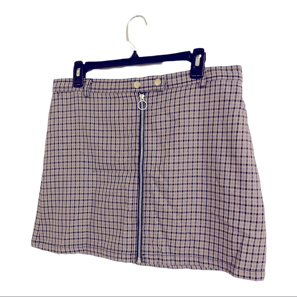 Wild Fable Zip Up Plaid Skirt (matching jacket) 🆕